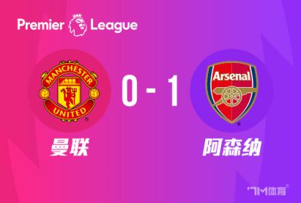 阿森納1-0曼聯 胖虎失誤特羅薩德絕殺