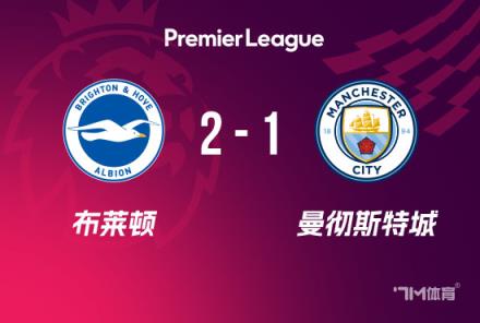 英超-曼城2-1逆轉布萊頓，哈蘭德破門助球隊取勝