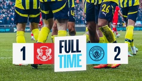 英足總杯：德布勞內替補建功 曼城2-1萊頓東方取勝