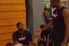 11年韋德調侃詹姆斯：帶這么多冰塊干啥？多老了似的