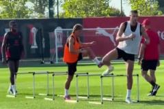 莫德里奇首次參加米蘭訓練