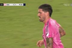 邁阿密生涯處子球！德保羅停球打門得手扳平！蘇亞雷斯傳中助攻！