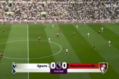 【集錦】英超-埃瓦尼爾森閃擊熱刺全場5射1正 熱刺0-1伯恩茅斯