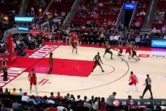 火箭板凳席全都起立了！杰倫-格林這個扣籃實在太炸裂了！