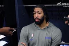 濃眉：人手短缺激勵(lì)我復(fù)出 一旦我恢復(fù)健康就會(huì)上場(chǎng)