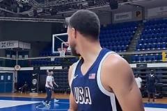 他是外星人吧！庫里那些熱身時的神仙球！KD的表情太搞笑了！