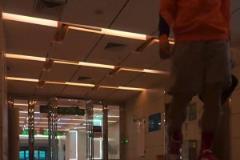 泰山隊球員謝文能跟隨球隊重返家鄉，受到了當地球迷的熱情歡迎