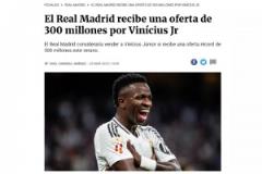 ！西媒：皇馬拒絕給維尼修斯大幅漲薪 沙特報價3億歐即可放人