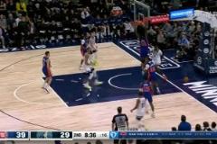 7人遭驅逐！活塞&森林狼爆發大規模沖突，扭打成一團！