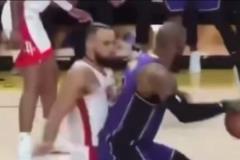 太瘋狂了！狄龍今天防老詹這姿勢實在辣眼睛