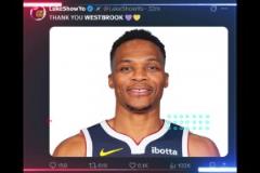 太扎心了！美國湖人媒體曬圖：謝謝你，威少！