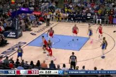 50已到！庫里飚進本場第12記三分，爆砍50分！