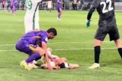 實拍：斯帕吉奇暈厥瞬間，為津門虎和國安球員的第一反應點贊