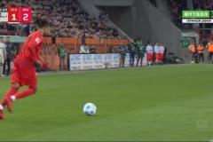 奧利塞精準傳中送助攻！凱恩門前飛身頭球破門反超！