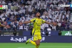 炸裂！利雅得勝利取得領先！哈桑弧頂處轟超級世界波直入死角！