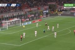 米蘭扳回一城！亞伯拉罕禁區內推射破門！普利西奇分球送助攻！