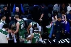 身材炸裂美女球迷路過(guò)字母哥扎鞋帶錯(cuò)過(guò) 小波特眼睛看直了