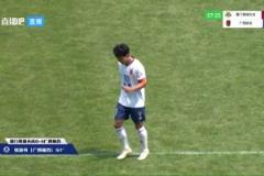 不愧是10號兼隊長啊！廣西球員張源書這腳遠(yuǎn)射，相當(dāng)有水平！