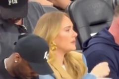 焦點夫妻！富保羅和阿黛爾此前觀戰快船主場比賽！