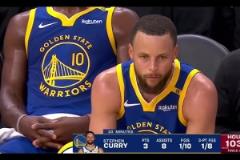 庫里對陣火箭全場10中1僅得3分，所以是誰防得好呢