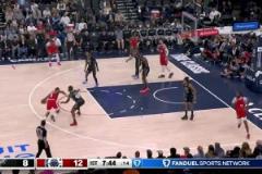 如入無人之境！哈登頂著巴恩斯防守 失衡拋投打進手活盡顯