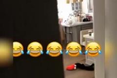 原來你倆私下里是這樣的！庫嫂偷襲嚇唬庫里，慘遭庫里“報復”！