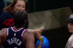 今天解鎖全聯盟30+！比賽還沒結束 哈登就直接走回更衣室了~