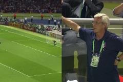 當意大利眾將站在12碼前，里皮甚至眼睛都沒眨一下