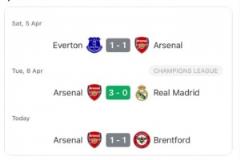 還不如埃弗頓！皇馬球迷搞不懂0-3輸給阿森納