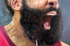 網友在街頭繪畫遭路人圍觀：最帥的火箭登~