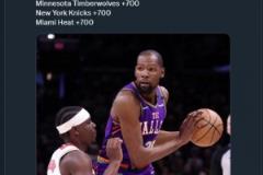 難道說？美媒曬杜蘭特下家賠率，火箭大幅度領(lǐng)跑！