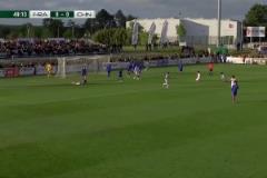 太可惜了！國足U16倒三角，鄺兆鐳半空門踢飛了