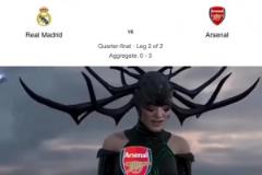 外媒惡搞皇馬vs阿森納次回合：VAR和裁判發力干掉阿森納