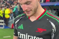 實至名歸！賴斯榮膺阿森納對陣皇馬比賽的最佳球員