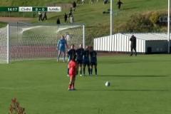 中國女足取得領先！劉鈺可任意球打穿人墻直接破門！