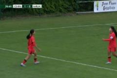 葉欣怡一條龍突破打門被撲！劉鈺可補射破門SIUUU慶祝！