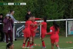 中國女足獲得點球！方珍珠主罰命中先下一城！