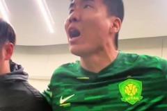 歡樂多，6-1大勝山東泰山后北京國安更衣室實拍