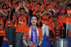 云南隊的鼓手女球迷是真漂亮有氣質！