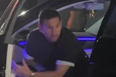 新車？梅西開著邁巴赫去餐廳吃飯被圍觀