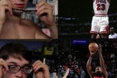 這是小卡還是丹子??？萊昂納德請神活動請到了喬丹~