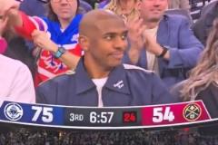 心系老東家&老隊(duì)友！保羅現(xiàn)場觀戰(zhàn)，快船主場球迷熱烈歡迎