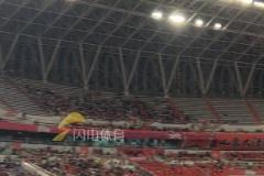 山東泰山迎戰上海申花，奧體再現“現象級”爆滿