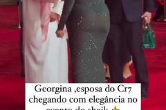 缺乏教育&缺乏尊重！喬治娜穿半透明禮服遭沙特網友怒批