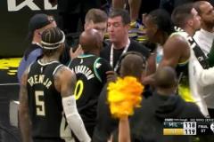 罕見！賽后擁抱致意時爭執沖突！詹姆斯約翰遜出面拉架才和解