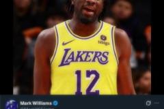 有你在可能就贏了？湖人被淘汰后，馬威第一時間發(fā)推，給出一個意味深長的表情