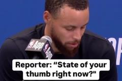 庫里：我的嘴和關鍵三分一樣硬！