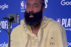 哈登談?chuàng)屍撸簾o論需要打47、48分鐘還是加時(shí)，我都義不容辭！