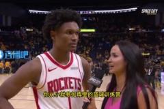 從小是勇士球迷！阿門賽后打趣：我的家人也在這里，但今天現(xiàn)場觀眾有點(diǎn)煩人