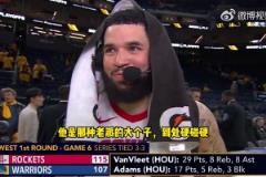 范弗利特談亞當(dāng)斯：得好吃好喝伺候這位硬漢，還得再干一場！！！